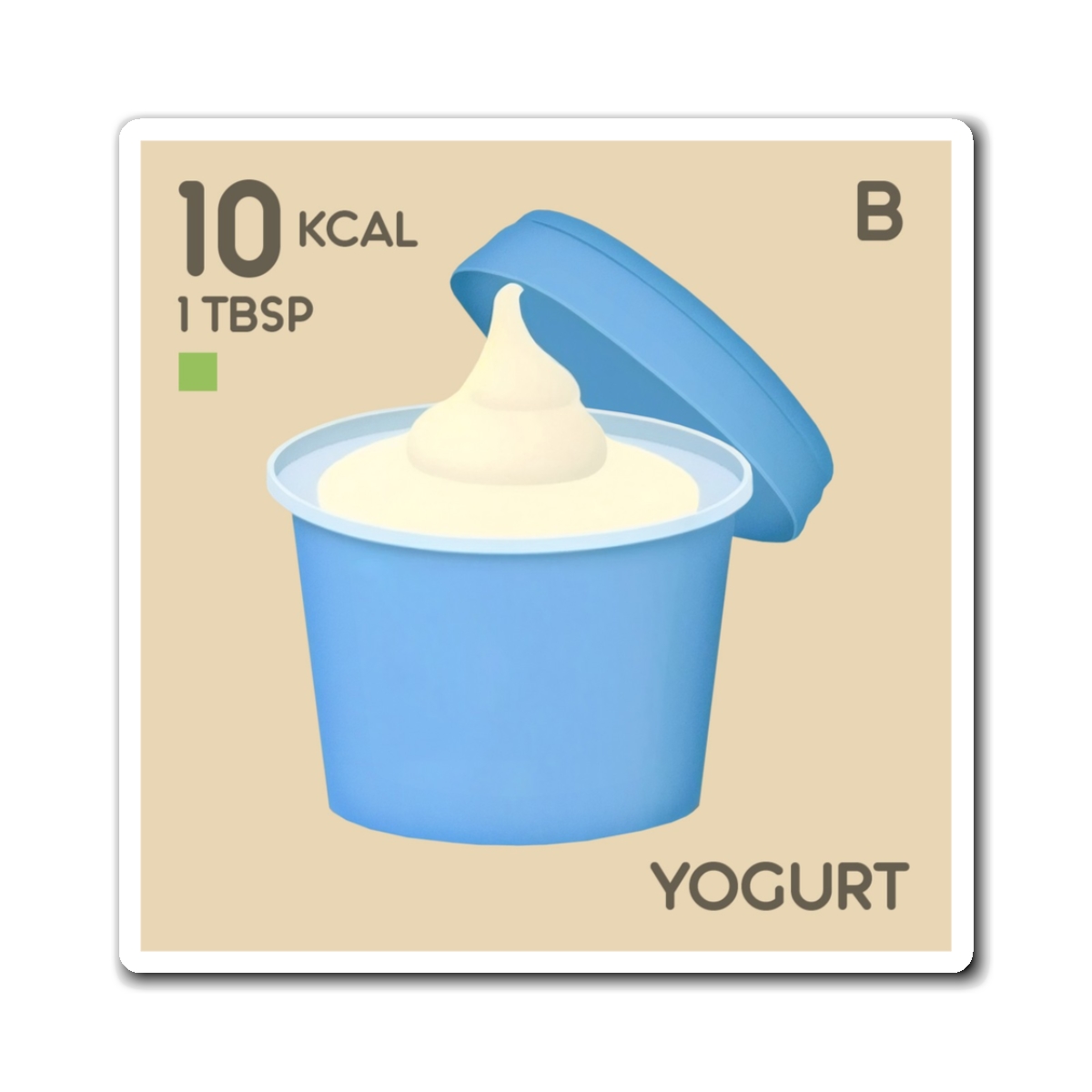 Calicount Magnet - Yogurt - Image 2