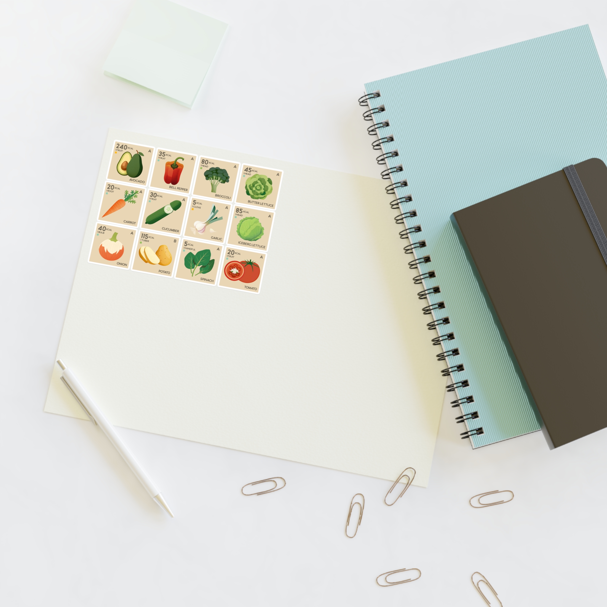 Vegetable Sticker Collection 1